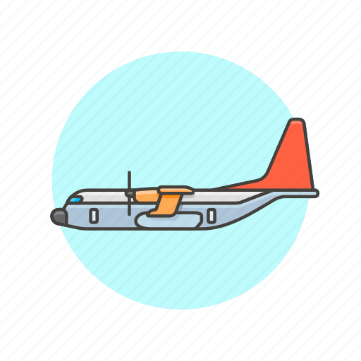 Aircraft, army, military, plane, shipping, transport, delivery icon - Download on Iconfinder