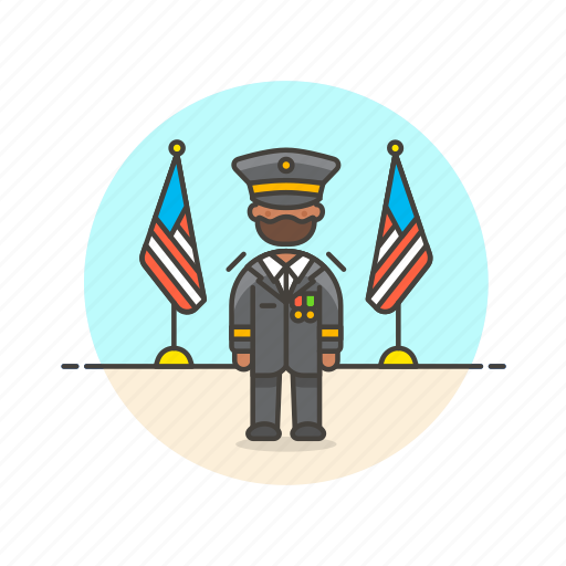 Army, soldier, uniform, man, military, general, officer icon - Download on Iconfinder
