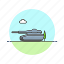 army, tank, military, transport, vehicle, weapon, field, war 