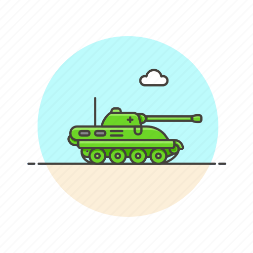 Army, tank, military, transport, vehicle, war, weapon icon - Download on Iconfinder