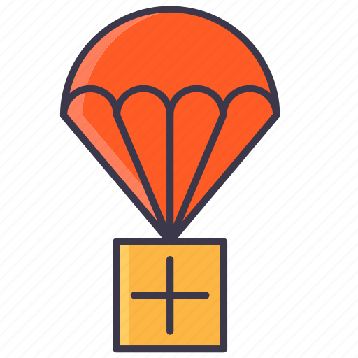 Ammo, medic kit, medical, medics, parachute, paragliding icon - Download on Iconfinder