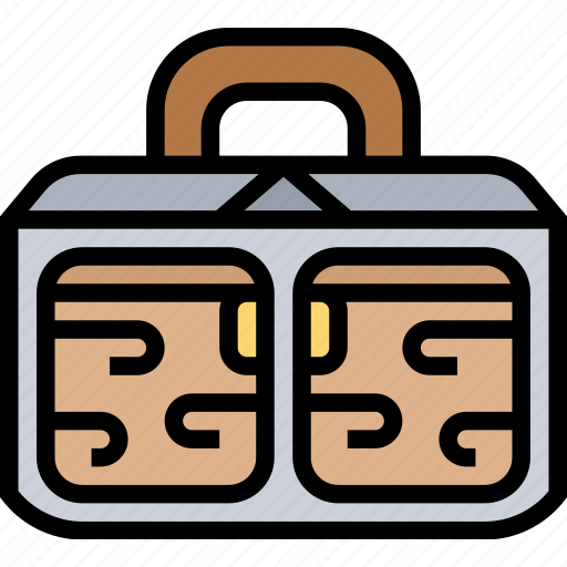 Bag, helmet, military, container, carry icon - Download on Iconfinder