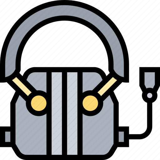 Earmuff, sound, ears, safety, hear icon - Download on Iconfinder
