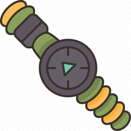 Bracelet, compass, navigation, wrist, survival icon - Download on Iconfinder