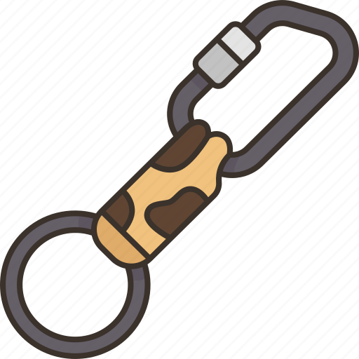 Keychain, carabiner, tactical, military, equipment icon - Download on Iconfinder