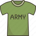 shirt, army, casual, clothes, design