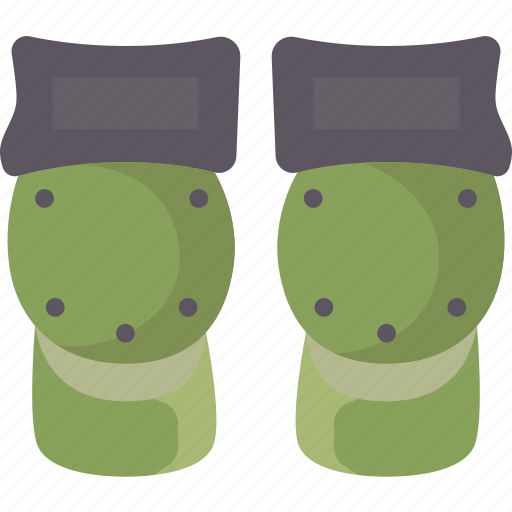 Knee, pads, military, soldier, uniform icon - Download on Iconfinder