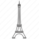 eiffel tower, famous, paris, place, sightseeing, tourism, world 