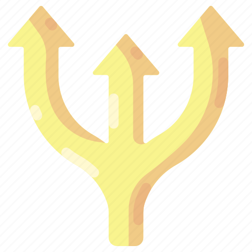 Arrow, arrows, direction, split icon - Download on Iconfinder