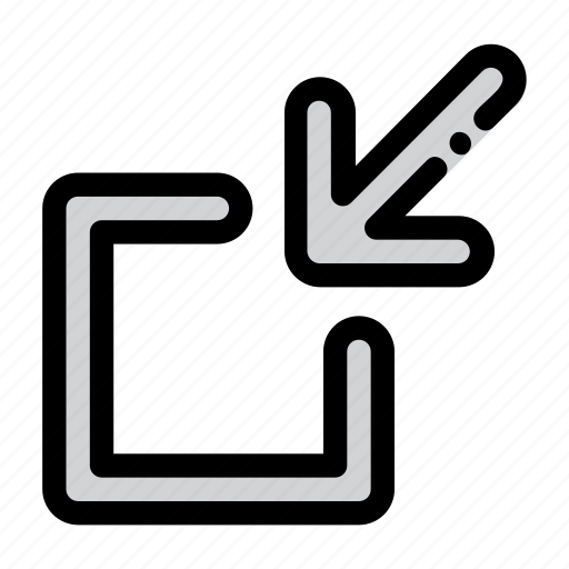 Minimaze, arrow, pointer, direction, interface icon - Download on Iconfinder