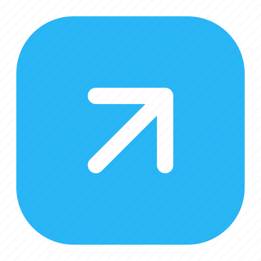Up right, right, arrow, navigation, direction icon - Download on Iconfinder