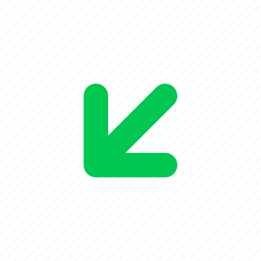 Down, left, direction, arrow, down left icon - Download on Iconfinder