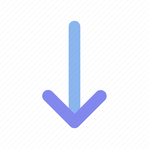 Down, arrow, download, navigation, direction icon - Download on Iconfinder