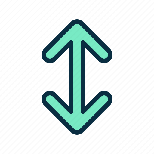 Vertical, arrow, direction, navigation, move icon - Download on Iconfinder