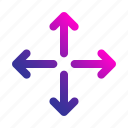 move, arrow, button, selection, edit, tools, four, arrows