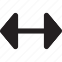 arrow, direction, horizontal, interface, orientation, ui