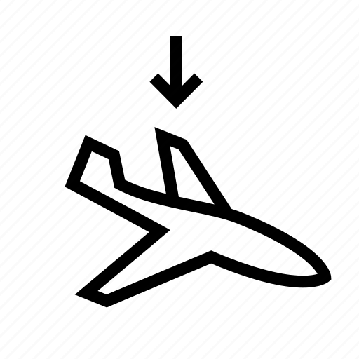 Aircraft, airplane, flight, landing, plane icon - Download on Iconfinder