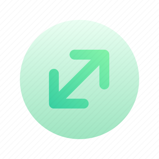 Arrow, up, right, bottom, left, gradient icon - Download on Iconfinder