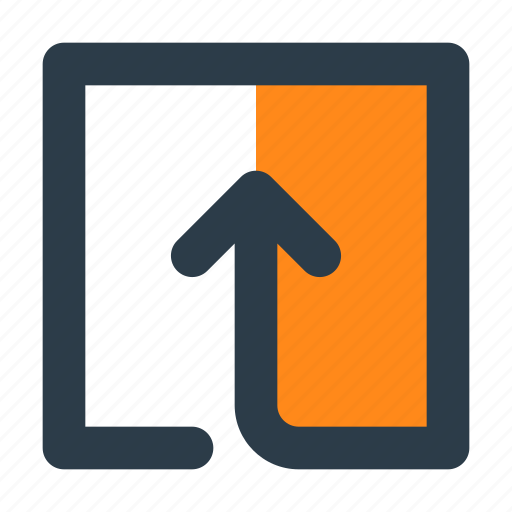 Arrow, box, chevron, direction, shape, up, upload icon - Download on Iconfinder
