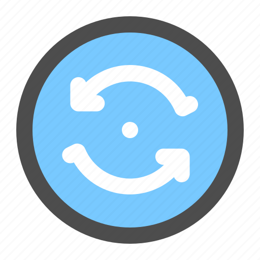 Arrow, circle, direction, exchange, navigation, reload, ui icon - Download on Iconfinder