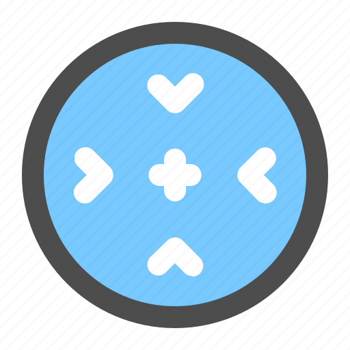 Arrow, circle, direction, navigation, resize, shrink, ui icon - Download on Iconfinder