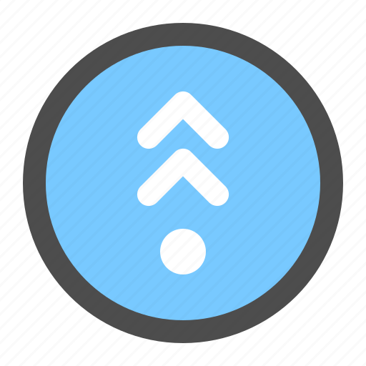 Arrow, circle, direction, navigation, north, ui, up icon - Download on Iconfinder