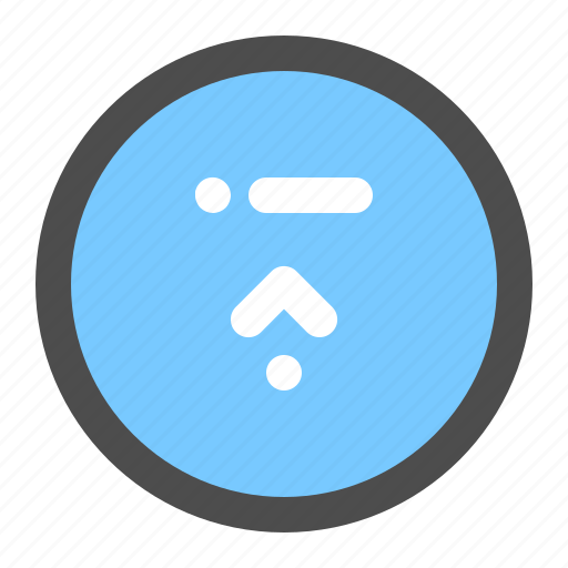 Arrow, circle, direction, navigation, ui, up, upload icon - Download on Iconfinder