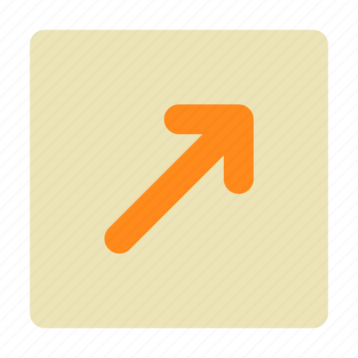 Arrow, box, chevron, direction, right, shape, upper icon - Download on Iconfinder