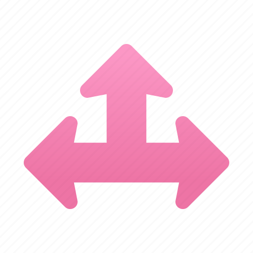 Arrow, direction, navigation, sign, three, ui, web icon - Download on Iconfinder