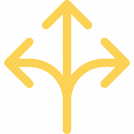 T, junction, regulation, traffic, sign, arrows, direction icon - Download on Iconfinder