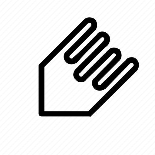 Arrow, arrows, down, left, outline icon - Download on Iconfinder
