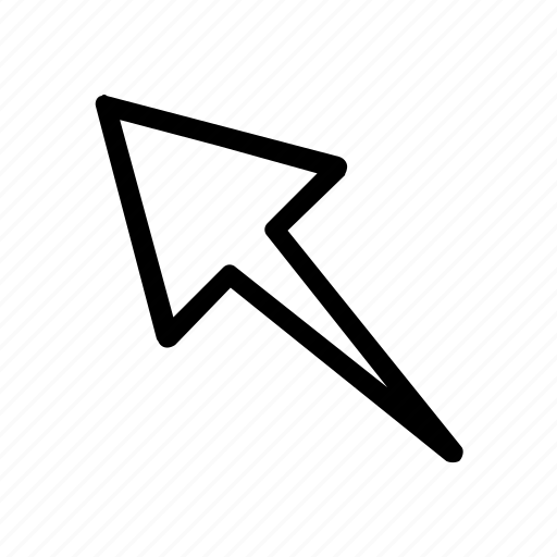Arrow, arrows, left, location, navigation, outline icon - Download on Iconfinder