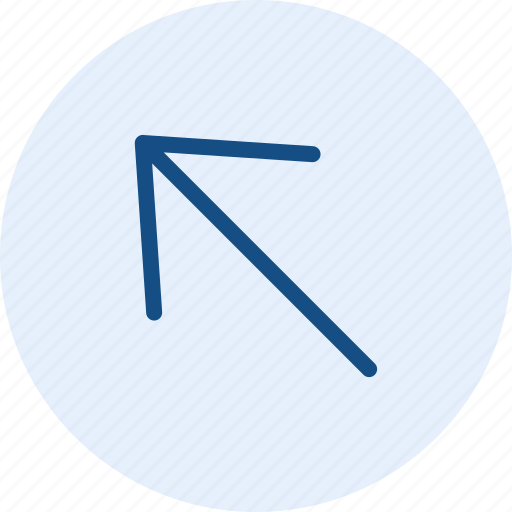 Arrow, diagonal, direction, left, navigation, up icon - Download on Iconfinder
