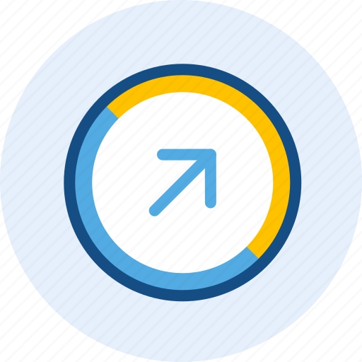 Arrow, diagonal, direction, navigation, right, up icon - Download on Iconfinder