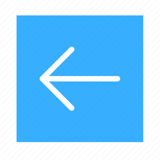Arrow, colored, left, line, square, stroke, ui icon - Download on Iconfinder