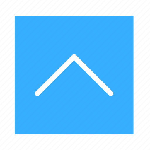 Arrow, colored, square, stroke, ui, up icon - Download on Iconfinder