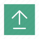 arrow, colored, end, square, stroke, ui, up
