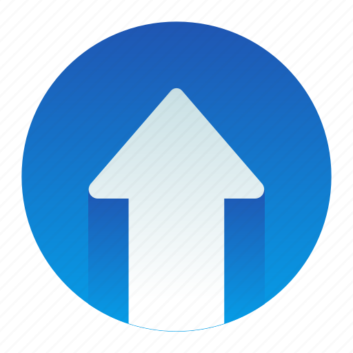 Arrow, circle, move, pointer, up icon - Download on Iconfinder
