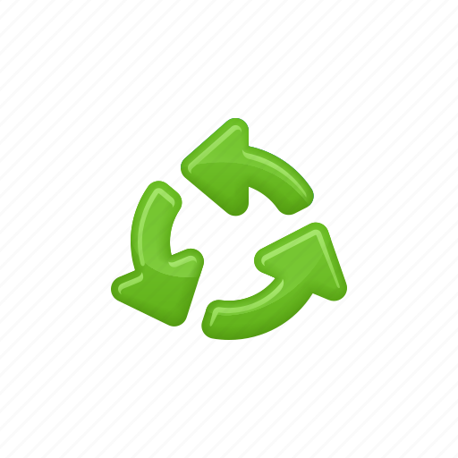 Arrows, recycle, recycling, roundabout, three icon - Download on Iconfinder