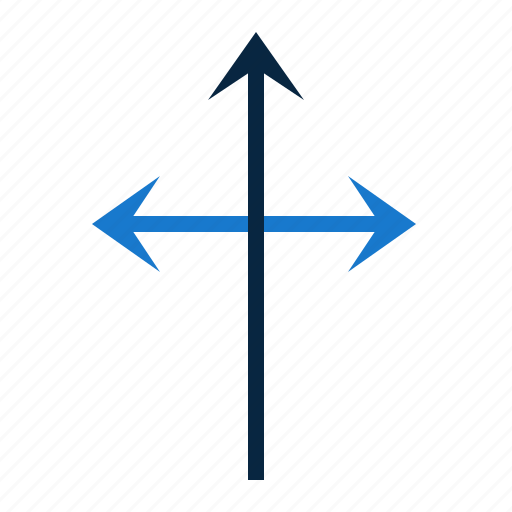 Arrows, directions, group, grouped, pointing, three, upandsides icon - Download on Iconfinder