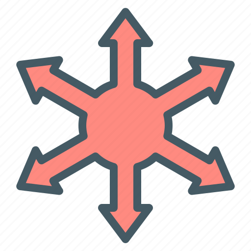 Arrow, decentralization icon - Download on Iconfinder