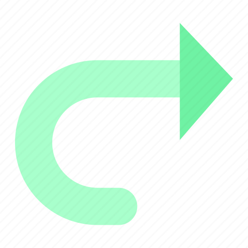 Arrow, right, sign, turn, u icon - Download on Iconfinder