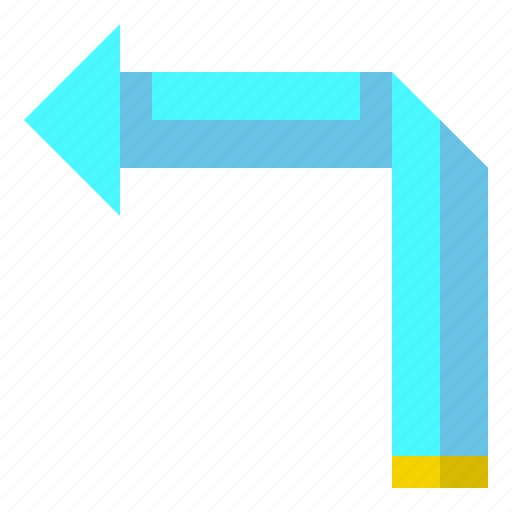 Sign, turn, direction, left, arrow icon - Download on Iconfinder