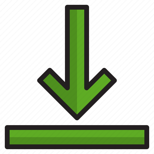 Arrow, arrows, direction, down, pointer icon - Download on Iconfinder