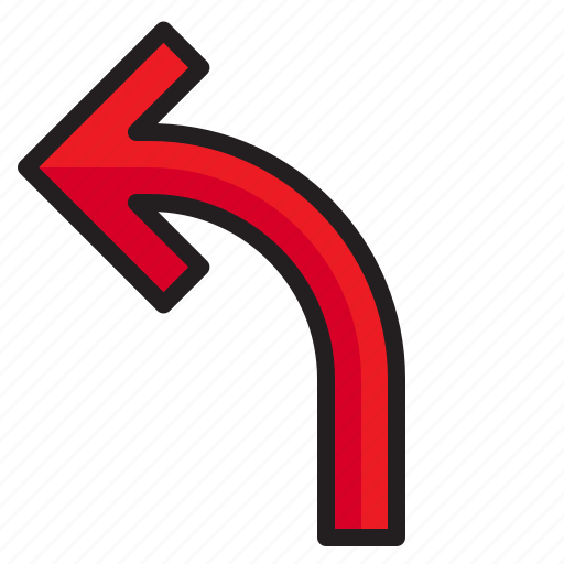 Arrows, arrow, direction, left, curve icon - Download on Iconfinder