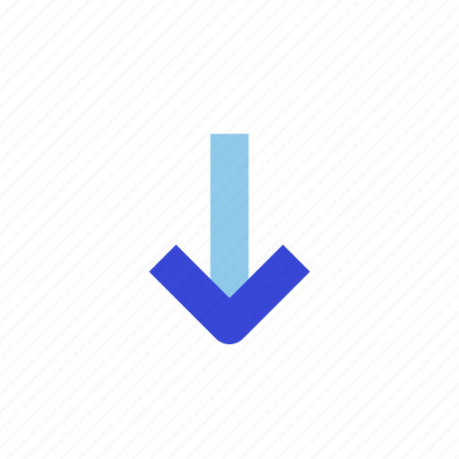 Down, arrow, right, move, direction, navigation icon - Download on Iconfinder