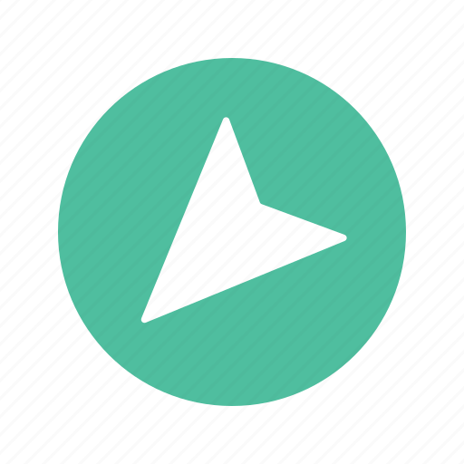Arrow, compass, direction, down, pointer, move, navigation icon - Download on Iconfinder