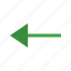 arrow, direction, indication, internet, left, navigation 
