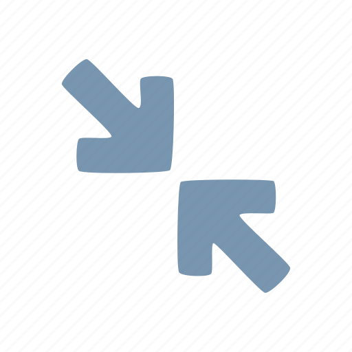Arrows, arrow, minimize icon - Download on Iconfinder