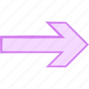 arrow icon, arrow symbol, right, right arrow, right direction